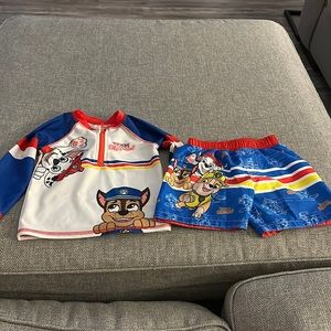 PawPatrol Swimsuit with Rashguard - 18 mo